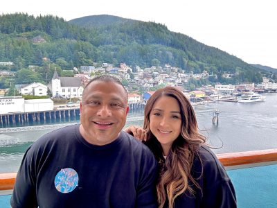 Mynor Bardales and Mrs.